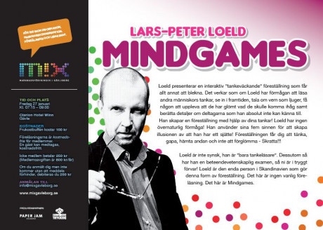 MIX marknadsf&ouml;reningen G&auml;vleborg presenterar Lars-Peter Loeld.